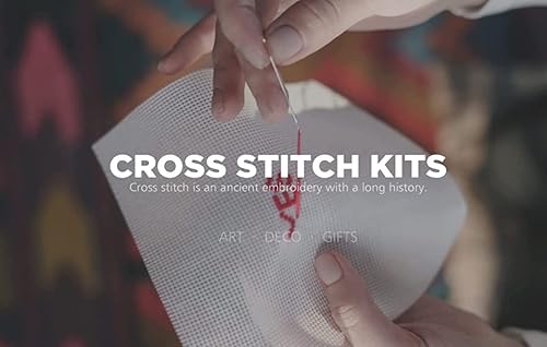 JNNPY broderie point de croix kit complet,canevas point de croix kit complet pour adultes débutant Bichon frisé avec hortensia en fleurs,kit point de croix imprimé pour décoration 40X50cm - Nail Gallerys