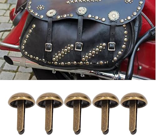 Rivets De Maroquinerie En Bronze Antique De 12 Mm Pour la Fabrication De Sac à Main, 200 Pièces, Clous à Tête Ronde En Métal à 2 Griffes, Clous De Pieds De Sac En Fer Pour Sac à Vêtements, Chaussures - Nail Gallerys