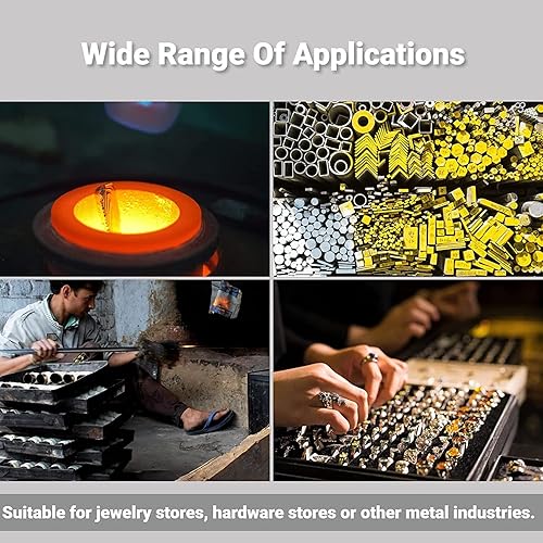 Creuset de Fonderie Bac à Sable, Haute Température Alliage D'aluminium Outil de Moulage de Bijoux DIY Conteneur de Moulage de Bijoux pour Bijouteries Réparateurs de Bijoux - Nail Gallerys