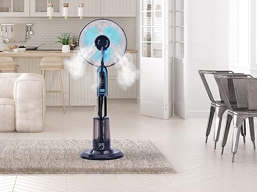 BEPER VE.502 Ventilateur Brumisateur avec Minuterie - Brumisateur Ventilateur Terrasse, 3 Vitesses et 3 Modes de Ventilation - Nail Gallerys
