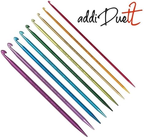 Addi - Duett 2-en-1 (15 cm, 4,50 mm) Crochet Crochet - 1 unité - Nail Gallerys