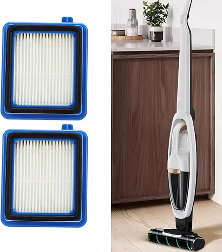 Lot de 2 éléments Filtrants, Filtre de Rechange pour Aspirateur, Filtre de Rechange pour Nettoyeur de Sol, Accessoires pour Aspirateur Q6 Q7 Q8 WQ61 WQ71 WQ81 - Nail Gallerys
