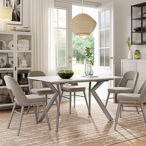 Vicco Table de Salle à Manger Trill, Chêne Rustique/Noir, 140x90cm Extensible - Nail Gallerys