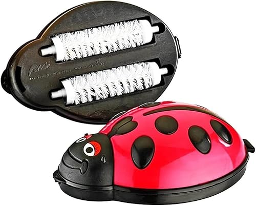 Marienkäfer Brosse ramasse-miettes I Rouleau de table I Brosse à tapis I Balai à tapis I Balai de table I Brosse à roulettes I Brosse à peluches I Brosse manuelle (1 pièce) - Nail Gallerys