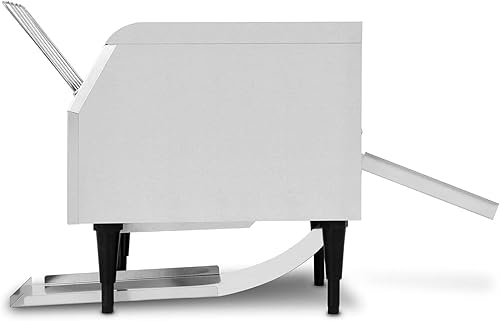 VERTES Grille Pain Toaster Convoyeur Professionnel Acier Inoxydable (1340W, 230V, Pour Toasts et Pains à Hamburgers, 1 Rampe d'Insertion, 2 Rampes de Sortie, 7 Niveaux de Vitesse, Ramasse-Miettes) - Nail Gallerys