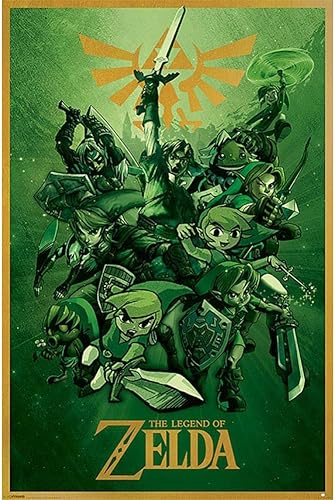 Pyramid International Poster The Legend Of Zelda - Papier Glacé - 91x61cm - Nail Gallerys