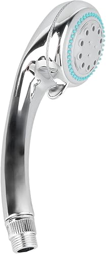 Pomme de Douche à Main avec Trois Fonctions, de qualité, Légère pour le Camping ou les Voyages, Look élégant avec Trois Mots clés: Pomme de Douche électroplée en Plastique - Nail Gallerys