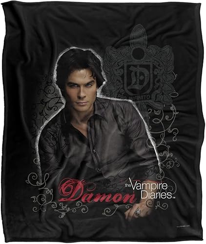 LOGOVISION Vampire Diaries Couverture Soyeuse Super Douce 152 x 127 cm - Nail Gallerys