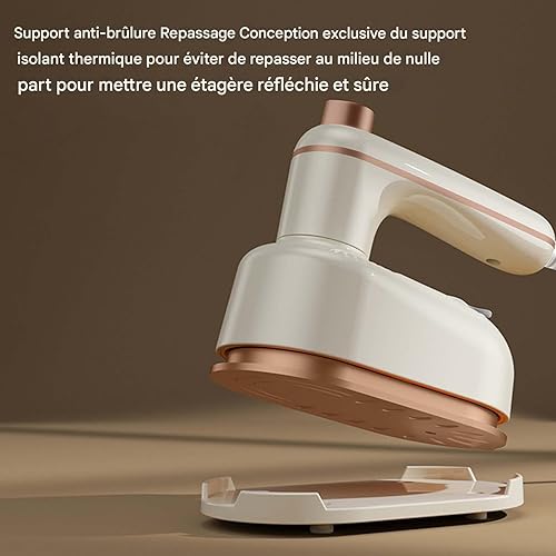 Fer à Repasser Vapeur Portable de Voyage | Défroisseur Vapeur Portable Pliable - Machine à Repasser Manuelle Réutilisable et Presse pour Tissu pour Chemises Couettes Draps Dortoir Maison Vêtements - Nail Gallerys