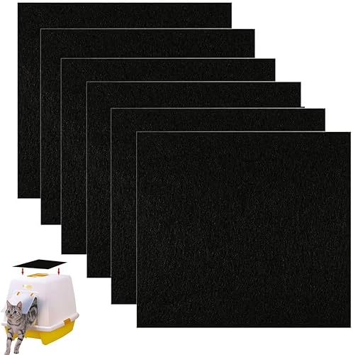 WUSJCOF 6 Pièces Filtres à Charbon Actif, Filtre Anti-Odeur pour Poubelles à Compost, Compost Cuisine, Composteur, Charbon Actif Odeur - Nail Gallerys