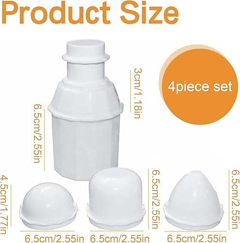 VireEyU 4 Moule Multifonction pour Arancini Siciliens - Idéal pour les Arancini de Riz Faits Maison, 3 en 1 pour des Arancini Siciliens Authentiques - Nail Gallerys