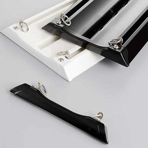 Tringle à rideau noire à montage au plafond pour camping-car, rideaux occultants et de douche, double rail avec poulies pour suspendre des œillets et pincer les rideaux plissés, tringle de traitement - Nail Gallerys