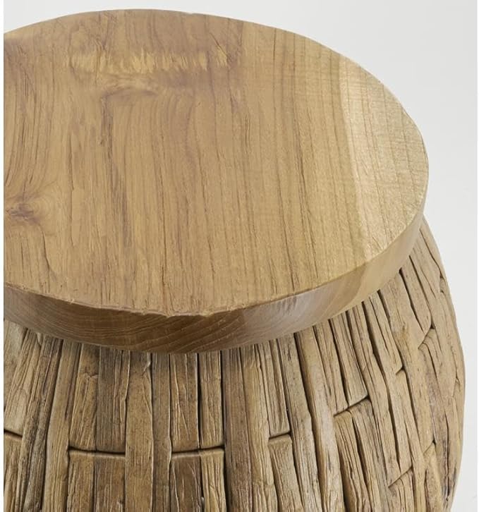 AUBRY GASPARD Sellette en Jacinthe et Teck Naturel - Nail Gallerys