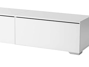 meuble tv blanc laqué meuble tv blanc