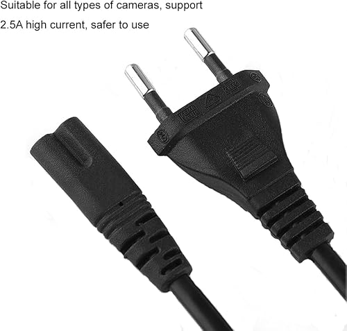 CHILDMORY Cordon d'alimentation Chargeur Double Fourche 2m / 6.5ft pour irobot Roomba Station de Charge Home intégrée série 600 800 900, 675 690 960 614 650 890 880 Cordon d'alimentation - Nail Gallerys