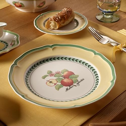 Villeroy & Boch 10-2282-2620 French Garden Valence Assiette Plate Porcelaine Jaune 29,2 x 29,2 x 8,5 cm - Nail Gallerys