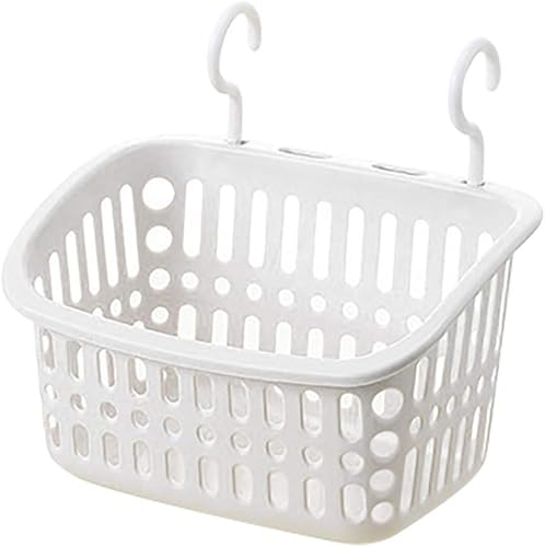 Panier de cuisine en plastique avec crochet pour salle de bain pour suspendre le rangement ménage et organisateurs Boîte de rangement pour cadre photo (A, taille unique) - Nail Gallerys