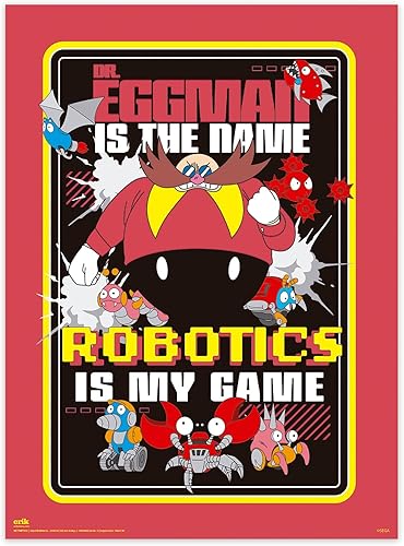 Grupo Erik - Lot 2 Mini Posters 52x38cm Sonic | Deco Maison, Decoration Murale, Affiche Décorative - Nail Gallerys