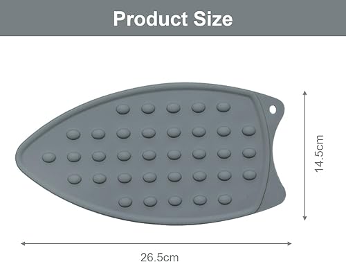 Silicone Tapis de Repos de Repassage,Tapis de Repassage,Repose fer a Repasser Silicone,Silicone Iron Rest,Accessoires pour le repassage,Grey - Nail Gallerys