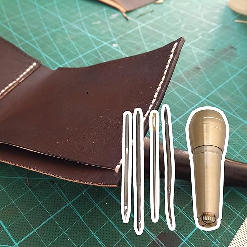 Yibuy Outil de couture pour chaussures à coudre Poinçon Cuir Craft Kit Outils - Nail Gallerys