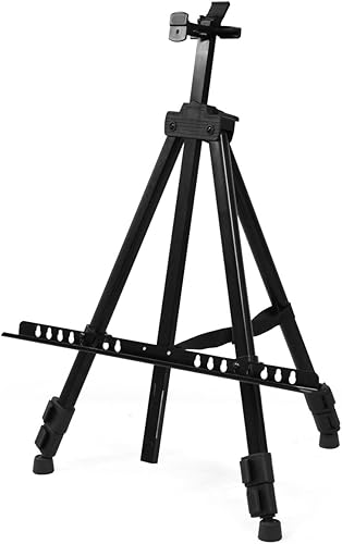 Blanc Artiste Telescopique Champ Studio Chevalet de Peinture Trepied Presentoir - Nail Gallerys