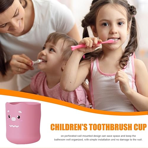 Joli gobelet à brosse à dents pour enfants | Support de brosse à dents électrique et dentifrice de 300 ml, tasse de salle de bain incassable pour dentifrice, salle de bain, rinçage de bouche - Nail Gallerys