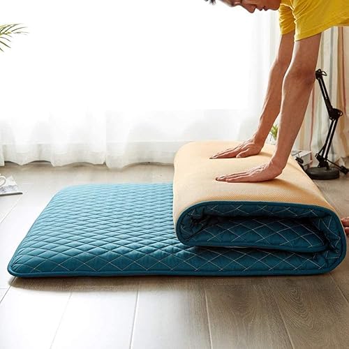 Futon Japonais Traditionnel Pliable Matelas de Couchage Tatami Couverture étudiant dortoir épaissir -Vert 120x190 cm (47x75 Pouces)-Gris_120 x 190 cm Uptodate - Nail Gallerys