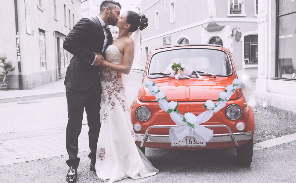Deco Voiture Mariage Décoration Mariage Voiture Champêtre 