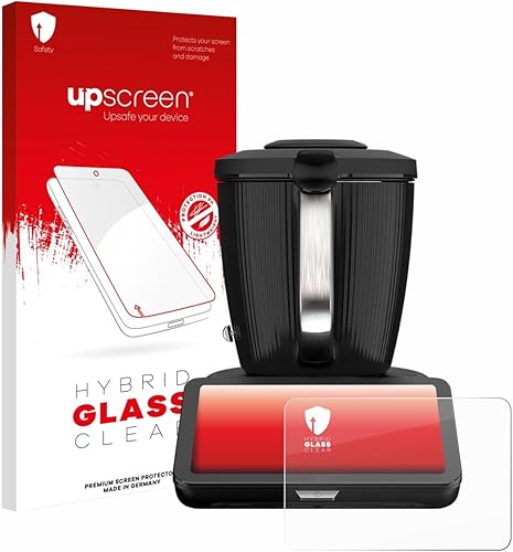 upscreen Protecteur d´Écran en Verre Trempé pour Vorwerk Thermomix TM7 – Glass-Plastique 9H Dureté - Nail Gallerys