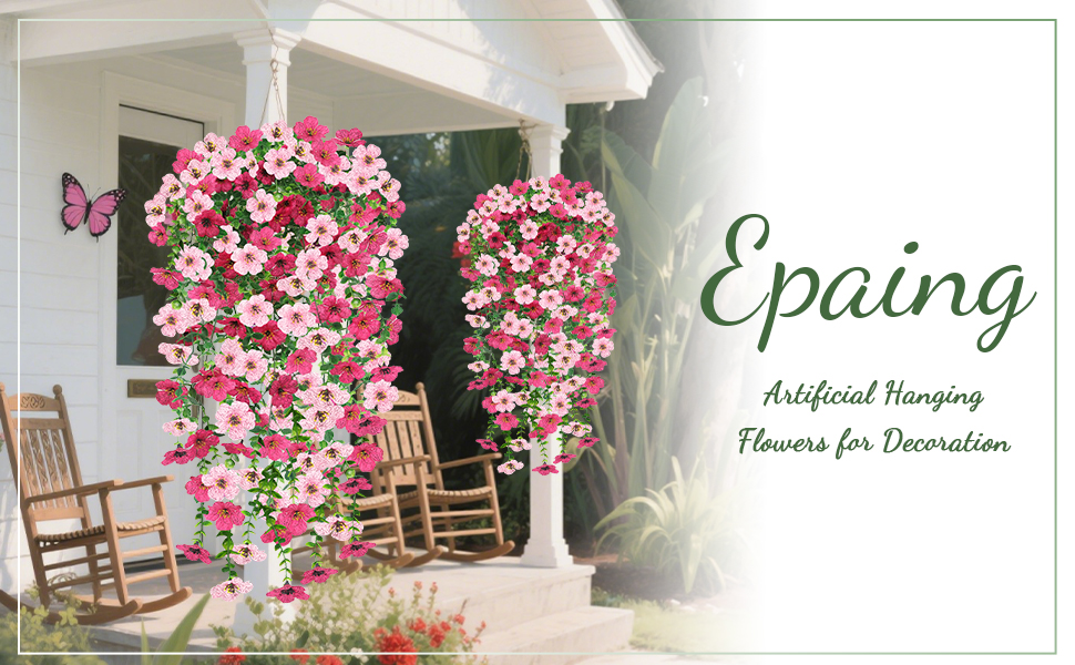 artificial hanging flower