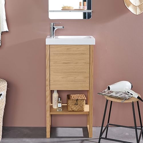 Meuble Lave-Mains Atoll avec Vasque Blanche - Nail Gallerys