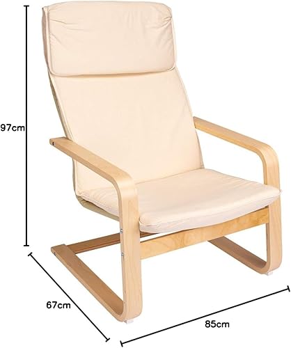 Ikea Pello Swinging Seat Birch/Steel by, 66D x 57W x 19H cm, Beige Clair - Nail Gallerys