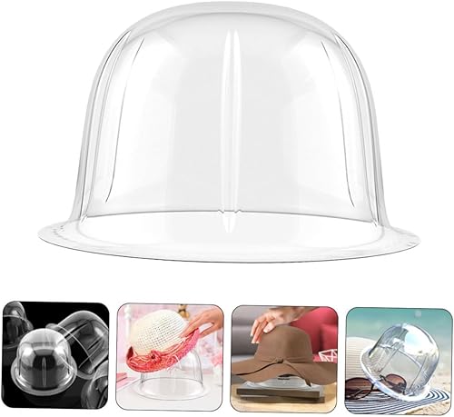 MAGICLULU Lot de 12 Supports de Présentation en Plastique pour Casquettes de Baseball Support de Présentation pour Chapeaux Léger Circonférence de 55 Cm - Nail Gallerys