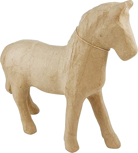 Décopatch MA030C - Un support en papier brun mâché 27x14x28,5 cm, Poule - Nail Gallerys