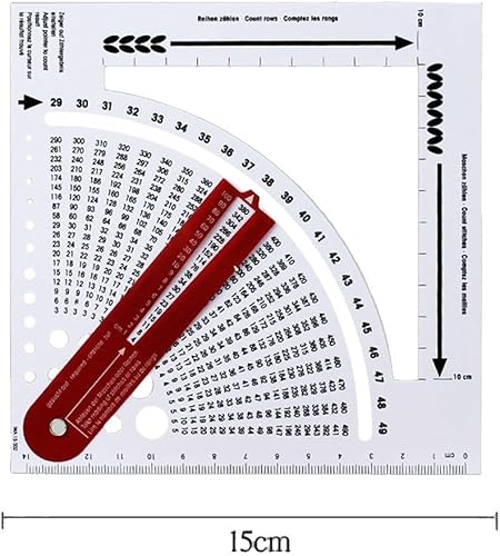Calculatrice de projet de tricot avec fonctions réglables pour les tailles de vêtements - Nail Gallerys