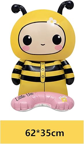 Nine San Ballon en aluminium avec motif vache, à l'hélium, décoration de fête d'anniversaire - Nail Gallerys