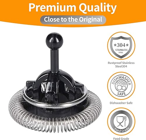 Mousseur à lait de rechange pour Nespresso Aeroccino 3 4, fouet pour Nespresso pour une mousse de lait parfaite, cappuccino, latte macchiato et lait chaud ou cacao - Nail Gallerys