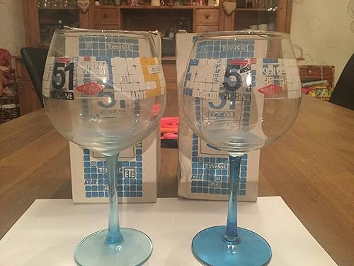 51 piscine Lot DE 2 Verre Pastis Ricard Neuf - Nail Gallerys