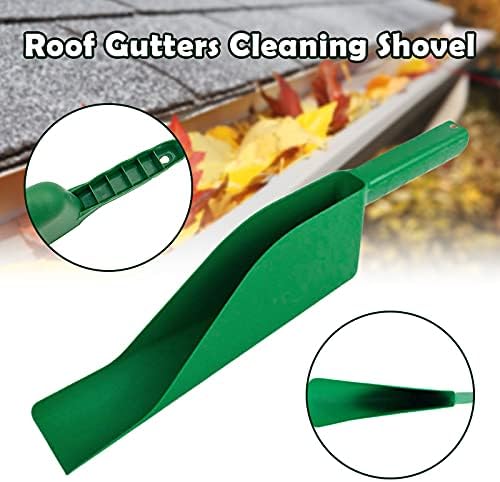 Pelle de jardin multifonction en plastique - Pelle de nettoyage en plastique utilisée pour nettoyer les feuilles, les toits et les gouttières - Nail Gallerys