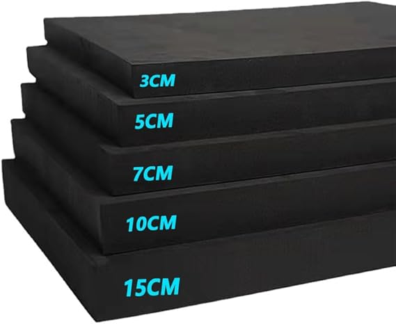 YOUROU 1PCS 35D Mousse pour Rembourrage,3cm/5cm/8cm/10cm/12cm/15cm Mousse Découpe de Rembourrage pour chaises,Coussins,Matelas,canapés (Épaisseur 3cm-30x30cm) - Nail Gallerys
