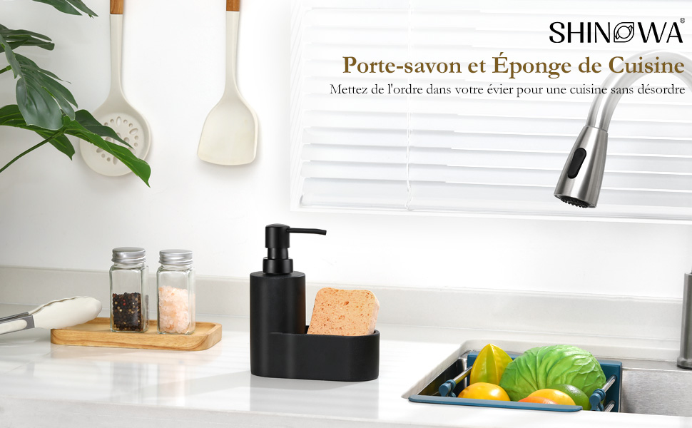 Shinowa Distributeur de Savon de Vaisselle