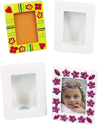 Baker Ross EC192 Mini Vases en Porcelaine Assortis - Nail Gallerys