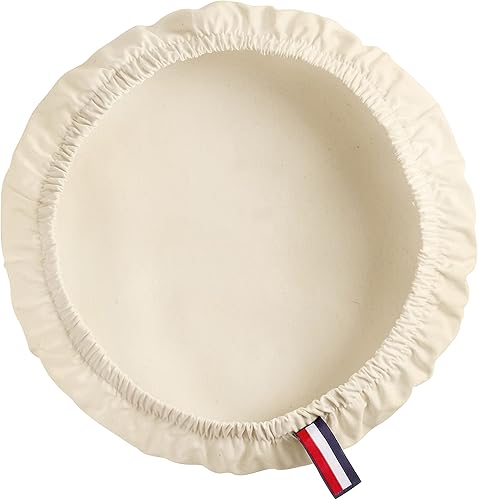 Emile Henry ‎006562 Charlotte Couvre-Bol en Coton réutilisable, 22cm Diamètre, Beige - Nail Gallerys