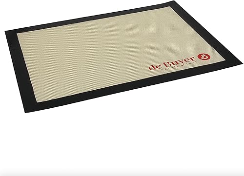 De Buyer - Tapis de cuisson antiadhésif en silicone - 40 x 30 cm -, Blanc - Nail Gallerys