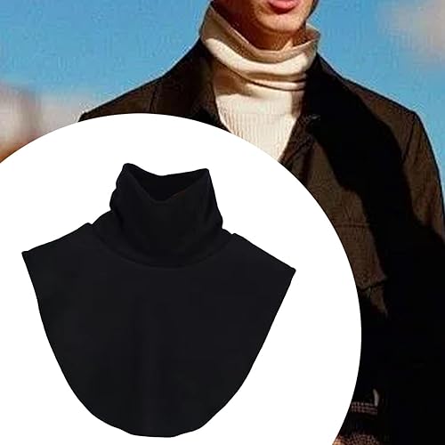 Dickly Col roulé Tendance pour Femme, col, Faux col, pour Rendez-Vous, fête, Travail, Cadeau, Gris Foncé - Nail Gallerys