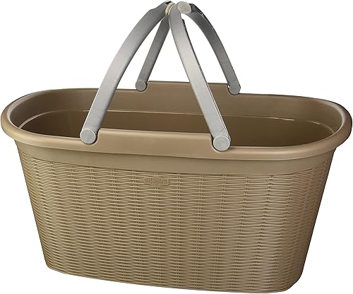 Stefanplast Elegance Panier à Linge avec Poignées, Plastique Coloris aléatoire - Nail Gallerys