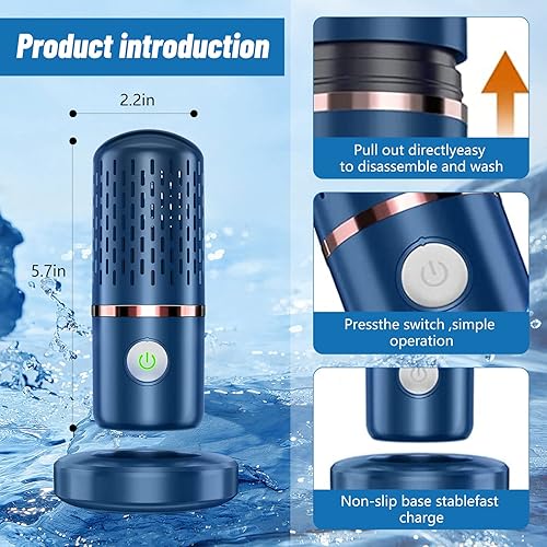 Longzhuo Machine à laver pour fruits et légumes, portable IPX7 étanche, purificateur de légumes et fruits 3000 mAh, USB sans fil pour fruits de mer, riz, viande, nettoyant alimentaire - Nail Gallerys