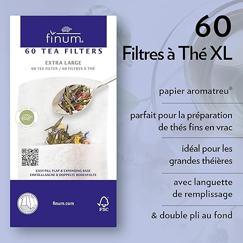 Finum 60 papierteefilter taille XL - Nail Gallerys