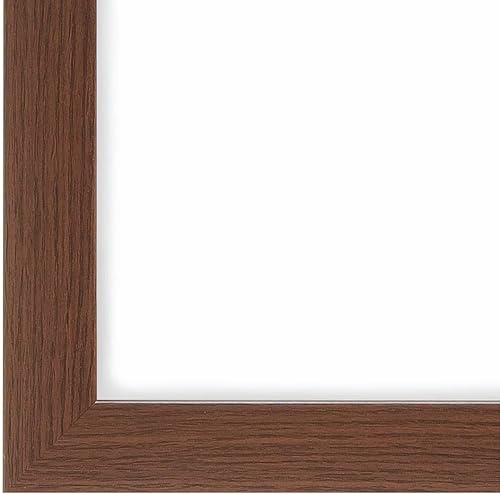 PrimeLuxe Cadre photo en bois 50 x 70 cm (Dimension de l'image) en Wengé Marron | Couleur et taille sélectionnables | pour affiches | Puzzle | collage de photos - Nail Gallerys