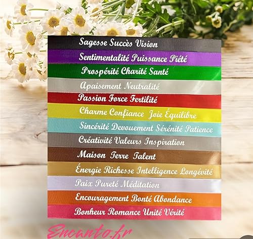 Lot de 13 rubans type de cérémonie laïque - Nail Gallerys